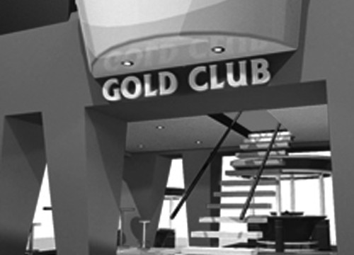 Idejna rešitev stojnice Gold Klub za Moskvo in London >> Moscow and London Gold Club stand design