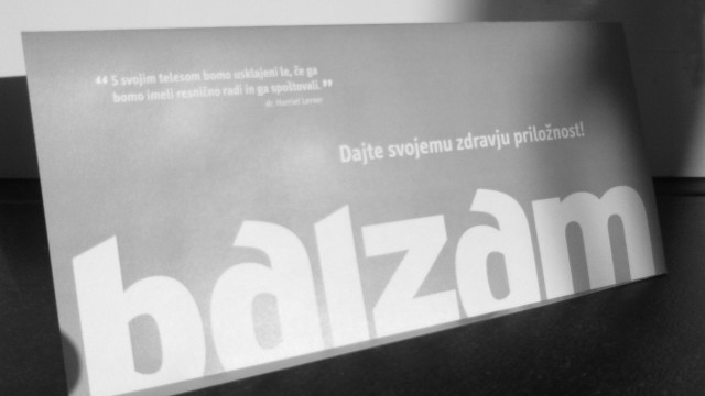 Balzam celostna grafična podoba > Balzam visual identity