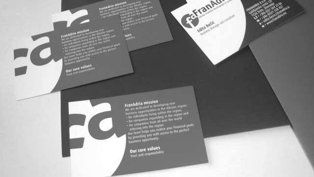 Franadria celostna grafična podoba >> Franadria visual identity